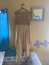 Used, Large Gold Sequin And Wispy Bottomed Fancy Dress  for sale  Shipping to South Africa