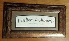 Believe miracles decorative for sale  Manchester