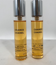 Juego de 2 botellas de recarga Chanel Chance eau de toillet 0,7 fl.oz, usado segunda mano  Embacar hacia Mexico