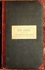 Antiguo libro de registro encuadernado de la década de 1890 etiqueta de papel entrada de 1893 casi vacío segunda mano  Embacar hacia Argentina