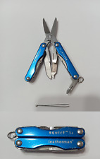 Leatherman Squirt S4 Stainless Steel Multitool Keychain Blue for sale  Shipping to South Africa