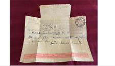 Raro antico telegramma usato  Milano