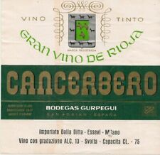 Cancerbero gran vino usato  Monza