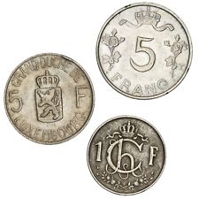 Lussemburgo lotto monete usato  Lodi