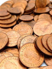 Inghilterra monete half usato  Caravaggio