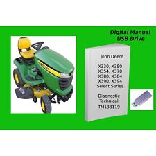 Manual de trator John Deere X330 X350 X354 X370 X380 X384 X390 X394 Select Series comprar usado  Enviando para Brazil