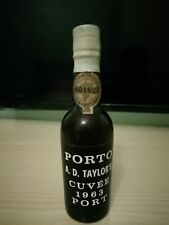 Vino Liquoroso Porto A.D. Taylor's Cuvee 1963 Port per collezionisti mignon usato  Trepuzzi