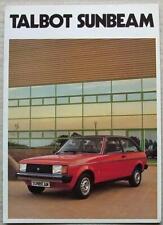 Talbot sunbeam range for sale  LEICESTER