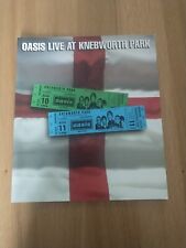 Oasis tour programme for sale  IPSWICH