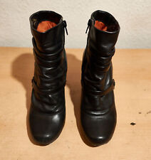 Ankle boots, size 37, Bronx, black, real leather, side Zipper for sale  Shipping to South Africa