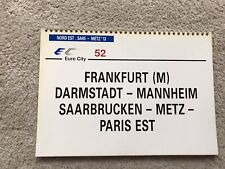 Zuglaufschild cahier frankfurt gebraucht kaufen  Idar-Oberstein