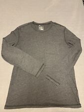 Usado, Camisa masculina manga longa Gap pequena cinza carvão algodão poliéster comprar usado  Enviando para Brazil