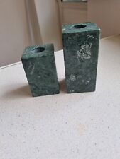 Pair green marble for sale  WOLVERHAMPTON