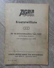 Agria universalmaschine 2400 gebraucht kaufen  Recke