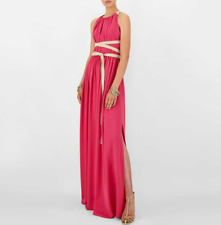 MAX MARA, 100% JEDWABNA Sukienka maxi w kolorze Fuxia, Rozmiar 12 US, 14GB, 42 DE, 46 IT, używany na sprzedaż  PL