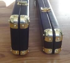 Leather cue case for sale  Shipping to Ireland
