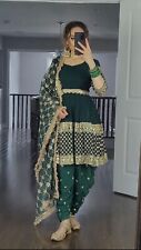 Indian Dress Punjabi Suit Pakistani Slawar Kameez Kurti Sharara Dupatta 3Pc, used for sale  Shipping to South Africa