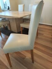 faux leather dining chairs for sale  WARRINGTON