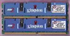 1GB 2x512MB KINGSTON HyperX KHX5400D2/512 DDR2-667 PC2-5400 RAM MEMORY KIT 1.85V for sale  Shipping to South Africa