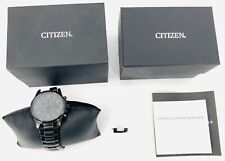 Relógio masculino Citizen Eco Drive H500-R011944 cronógrafo mostrador preto *pino faltando* comprar usado  Enviando para Brazil