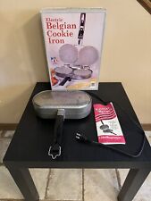 C Palmer Manufacturing Belgian Cookie Iron Pizzelle Iron Model 1110 for sale  Shipping to South Africa