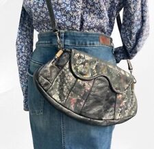 Vintage leather handbag for sale  YATELEY