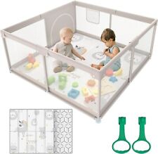 Baby Playpen for Babies and Toddlers with Reversible Play Mat, 47x47in (120cm) for sale  Shipping to South Africa