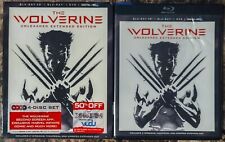 The Wolverine 3D Blu-ray DVD cópia digital conjunto de 4 discos edição estendida capa comprar usado  Enviando para Brazil
