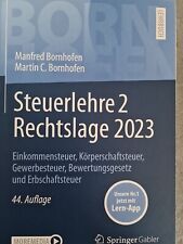 Steuerlehre rechtslage 2023 gebraucht kaufen  Gerolfing,-Friedrichshfn.