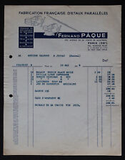 1939 paris fabrique d'occasion  Expédié en Belgium