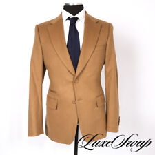 NWOT Officine Generale Paris Loro Piana Doeskin Wool Camel Flannel Jacket 52 NR for sale  Shipping to South Africa