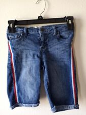 Bermuda jeans stretch Levis feminina azul juvenil tamanho 8  comprar usado  Enviando para Brazil