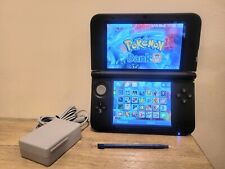 Nintendo 3DS XL/LL, Blue/Black Region Free Loaded with Pokemon Games and more for sale  Shipping to South Africa