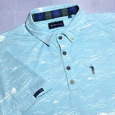 William Murray Lake Waves Turtle Fishing Canoe Performance Golfing Polo Shirt M for sale  Shipping to South Africa
