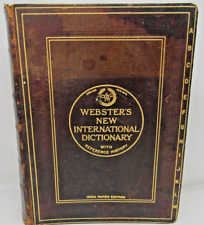 1929 Webster's New International Dictionary Reference Índia Papel PLACAS COLORIDAS comprar usado  Enviando para Brazil