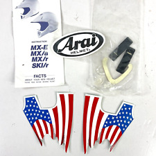 Logotipo capacete Arai adesivos bandeira americana com fatos instruções livreto hardware comprar usado  Enviando para Brazil