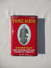 Lata de tabaco vintage Prince Albert corte crimpado 1,5 OZ VACÍA variable buen estado segunda mano  Embacar hacia Mexico