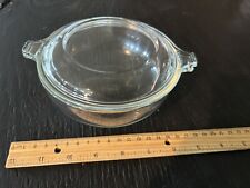 Pyrex 018 Clear Glass 10 oz Mini Casserole Refrigerator Dish With Lid Vintage for sale  Shipping to South Africa