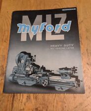 1956 myford ml7 d'occasion  Expédié en Belgium