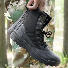 Novas Botas de Tornozelo Táticas Militares Pretas Masculinas de Combate no Deserto Exército Sapatos de Caminhada  comprar usado  Enviando para Brazil