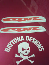 CBR FIREBLADE CUSTOM MID FAIRING PAIR RED & WHITE GRAPHICS DECALS STICKERS for sale  Shipping to South Africa