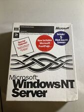 Licenças de cliente e chaves de CD do Microsoft Windows NT Server 5 (caixa aberta) comprar usado  Enviando para Brazil