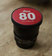 Leica 80mm summilux for sale  LONDON