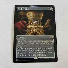 MTG Magic the Gathering BORDERLESS FOIL AETHER VIAL from DM, used for sale  Shipping to South Africa