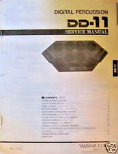 Almohadillas de batería digitales de percusión digital Yamaha DD-11 libro manual de servicio original segunda mano  Embacar hacia Mexico