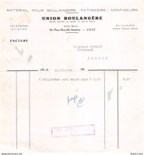 Facture 1966 union d'occasion  France