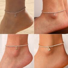 Zircon letters anklets for sale  Shipping to Ireland