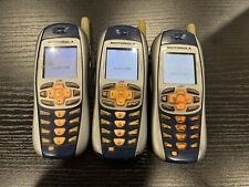 Dispositivo de teléfono celular Motorola serie i i265 -gris y azul- raro PTT iDEN Nextel SOLAMENTE segunda mano  Embacar hacia Argentina