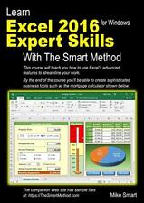 Learn Excel 2016 Expert Skills with The Smart Method: Courseware Tutorial teach segunda mano  Embacar hacia Mexico