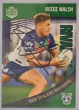 2022 NRL RIVALRY REECE WALSH RUGBY LEAGUE SIGNED TRADING CARD – NZ WARRIORS for sale  Shipping to South Africa